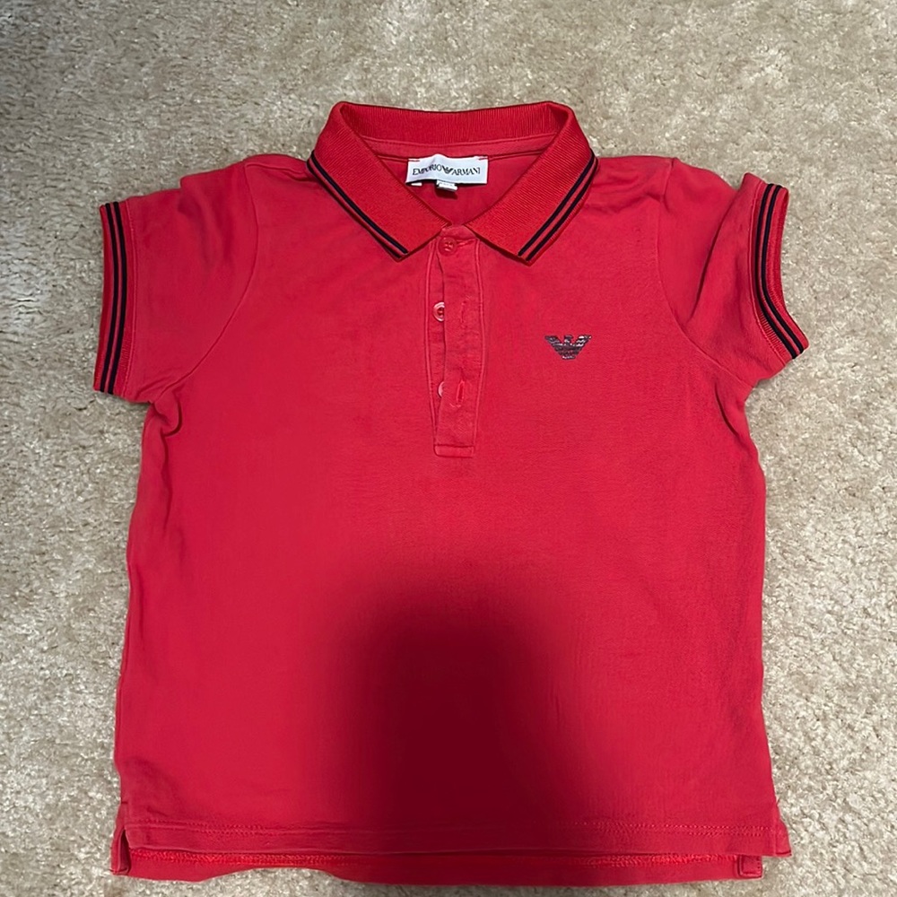 Baby boys emporia Armani polo shirt